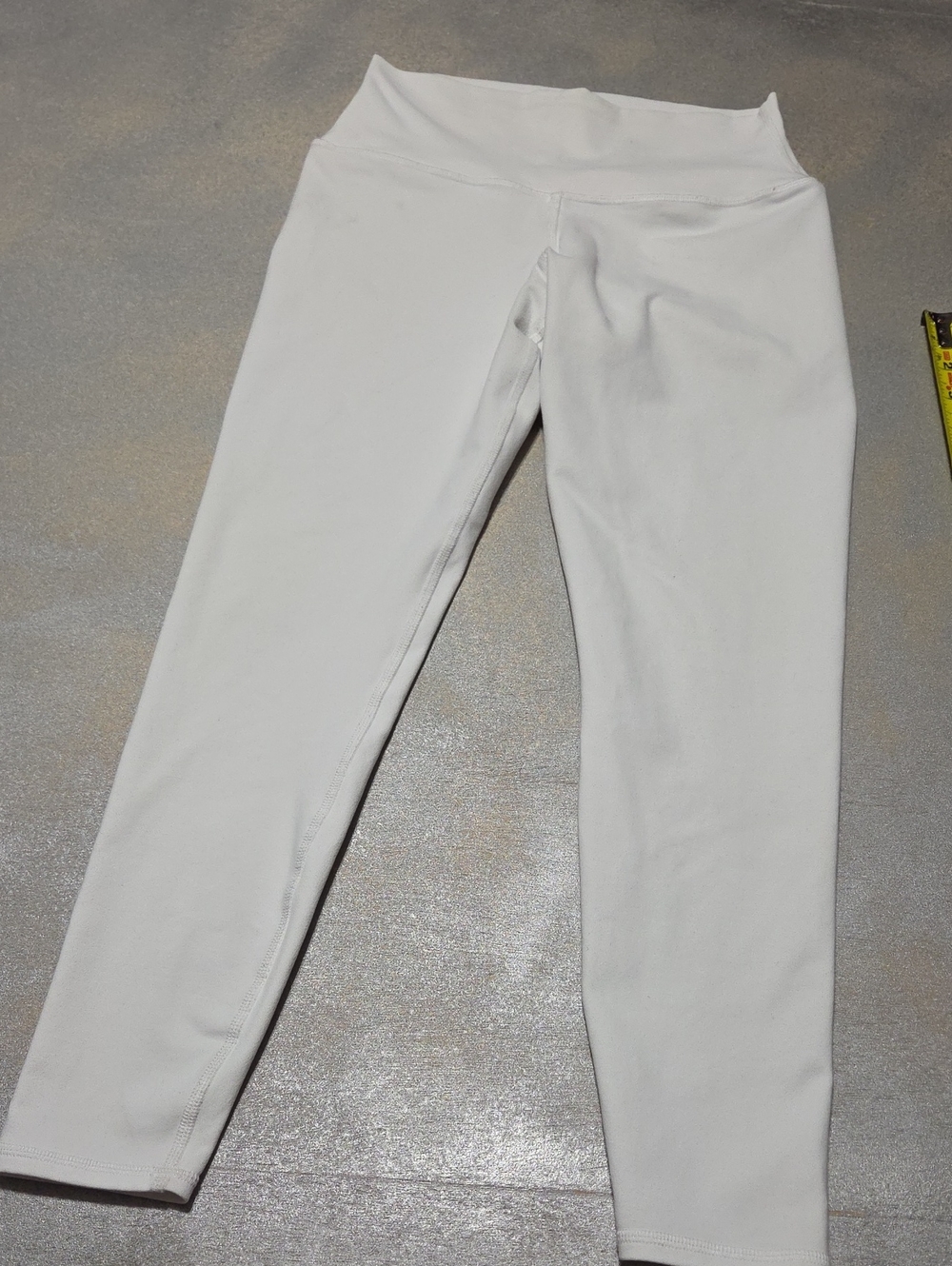 ALO Yoga White High-Waist Leggings